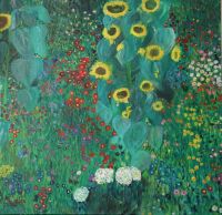 Bauerngarten-mit-Sonnenblumen